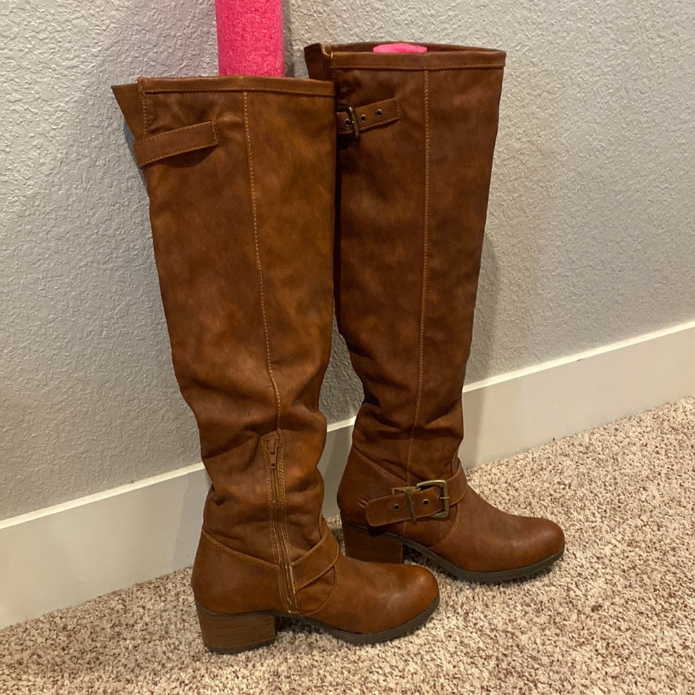 BullBoxer Leather OTK Boots
